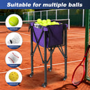 Advwin Foldable Tennis Ball Cart with Carry Bag