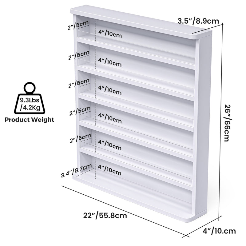 Advwin Nail Polish Rack Wall Mounted