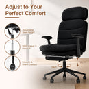 Advwin 135° Reclining Office Chair w/ Footrest & Headrest