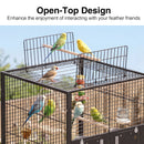 Advwin Bird Cage 146CM Open Top 2 Perches Aviary
