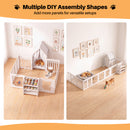 Advwin Pet Playpen with Tent & Storage Rack