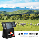Advwin Solar Fence Energizer 3km for Livestock & Garden