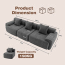 Advwin 3-4 Seater Sofa CorduroyNo Assembly Modular Sofa (Pre-Order)