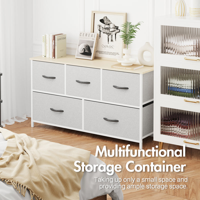 Advwin Chest of Drawers 5 Drawer Storage Cabinet