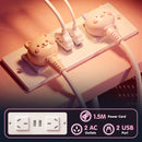 Advwin 80cm LED Gaming Desk w/ Power Outlets