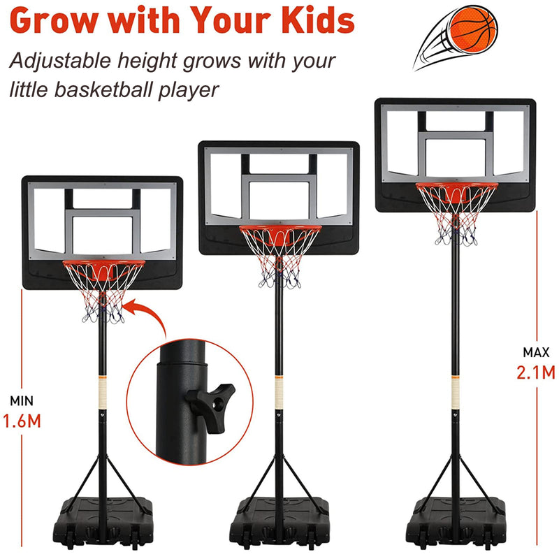 Advwin Adjustable Portable Basketball Hoop Stand