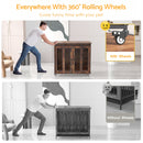 Advwin Large Dog Crate Furniture Dog Cage Kennel (Pre-Order)