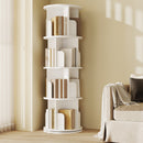 Advwin 4 Tiers Rotating Bookshelf Corner Bookcase