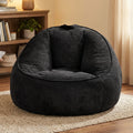 Advwin 90*92cm Corduroy Beanbag Sofa with Backrest