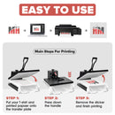 Advwin Heat Press High Pressure T-Shirts Press Machine