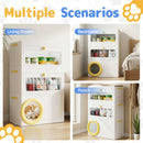 Advwin 4 in 1 Plastic Cat House with Scratching Board