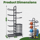 Advwin 7-Tier Sports Ball Storage Rack