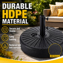 Advwin Patio Umbrella Base Fits 38/48mm Poles