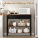 Advwin Narrow Console Table with Drawers