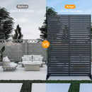 Advwin Metal Privacy Screen 3-Panel 118x180cm (Pre-Order)