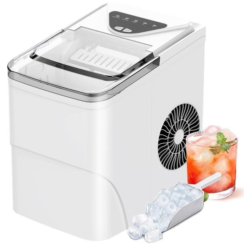 Advwin 12KG Countertop Ice Maker Self-Cleaning Ice Machine