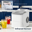 Advwin 12KG Countertop Ice Maker Self-Cleaning Ice Machine