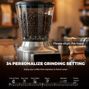 Advwin Burr Coffee Grinder 300g Hopper 100g Container