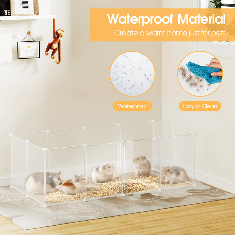 Advwin Small Animal Playpen DIY Cage 12 Panels