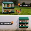 Advwin 6 Hole Chicken Hen Coop Egg Nesting Box