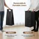 Advwin Laundry Hamper with Fabric Drawer 60L