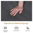 Advwin 2-Seater Sofa 132cm Loveseat Sofa Dark Grey