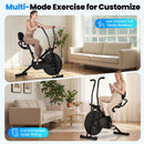 Advwin Air Exercise Bike with Heart Rate Monitor & LCD Display