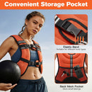 Advwin Adjustable 5kg Weighted Vest Orange