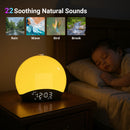 Advwin White Noise Sunrise Alarm Night Light