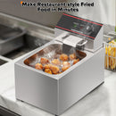 Advwin 8L Commercial Electric Deep Fryer w/Fryer Baskets