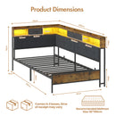 Advwin Single Corner Bed Frame