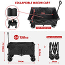 Advwin 200L Collapsible Folding Wagon Outdoor Trailer