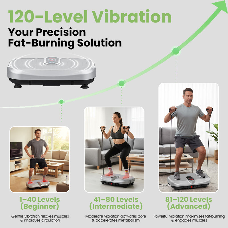 Advwin Vibration Plate Exercise Machine with Heat Therapy