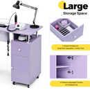 Advwin Manicure Table Nail Desk with Dust Collector