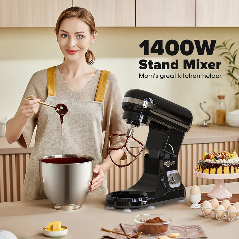 Advwin 6.5L 1400W Stand Mixer 6-Speed