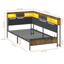 Advwin Single Corner Bed Frame