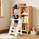 Advwin Adjustable Kids Step Stool with Safety Rail