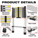 Advwin 3.2m Portable AluminumTelescoping Ladder