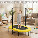 Advwin 55" 2-Person Mini Trampoline with 5-Level Adjustable Handle