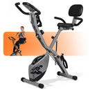 Advwin Folding Exercise Bike w/16 Level Adjustable Resistance