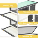 Advwin Wooden Pet Hutch Rabbit Cage House