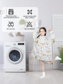 Advwin Oversized Sherpa Wearable Blanket Hoodie Kids