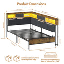 Advwin Single Corner Bed Frame