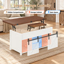 Advwin 4-in-1 Lift Top Coffee Table with Storage