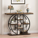 Advwin 103cm Entryway Console Table with Storage Shelf