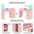 Advwin Manicure Table w/Glass Top Drawer Dust Collector