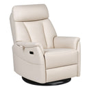 Advwin Ergonomic Swivel Recliner Chair Beige
