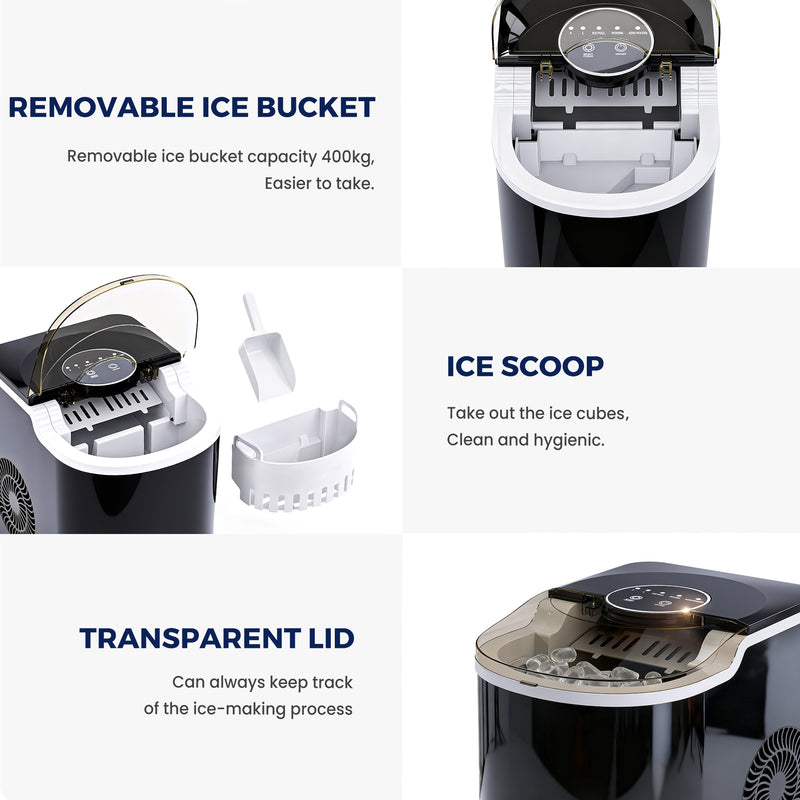 Advwin Countertop Ice Maker Machine with Self Cleaning
