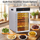 Advwin 18 Trays Fruit & Meat Dehydrator Stainless Steel