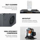 Advwin Snow Ice Maker Machine 60KG/24H Self-Cleaning